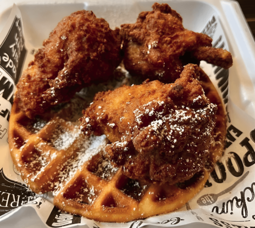 MARY'S CHICKEN & WAFFLES.
