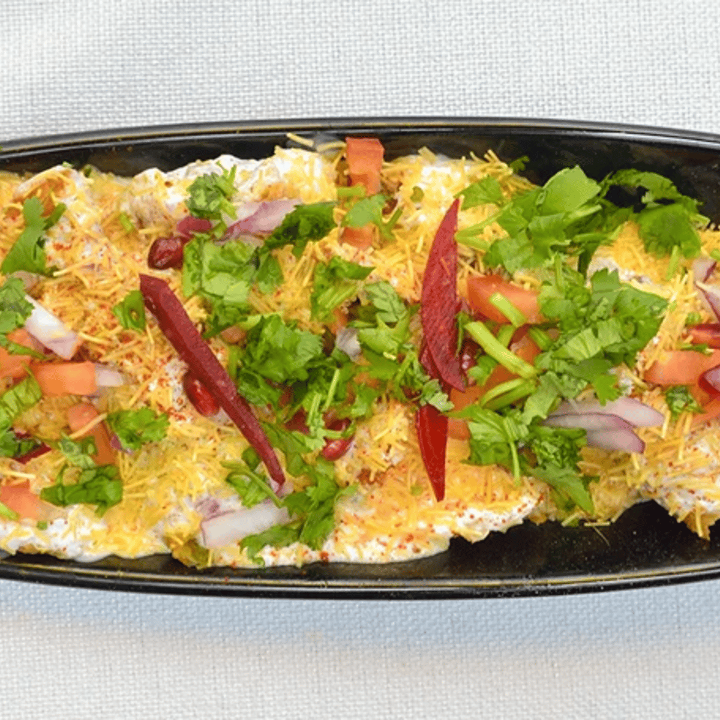 Samosa Chaat Without Chole.