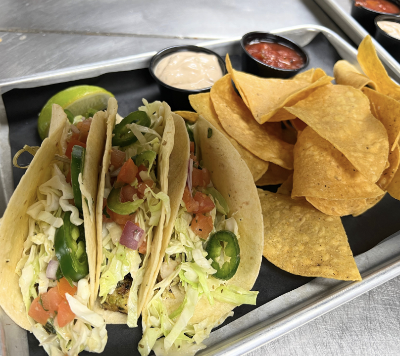 Cilantro Lime Chicken Tacos.