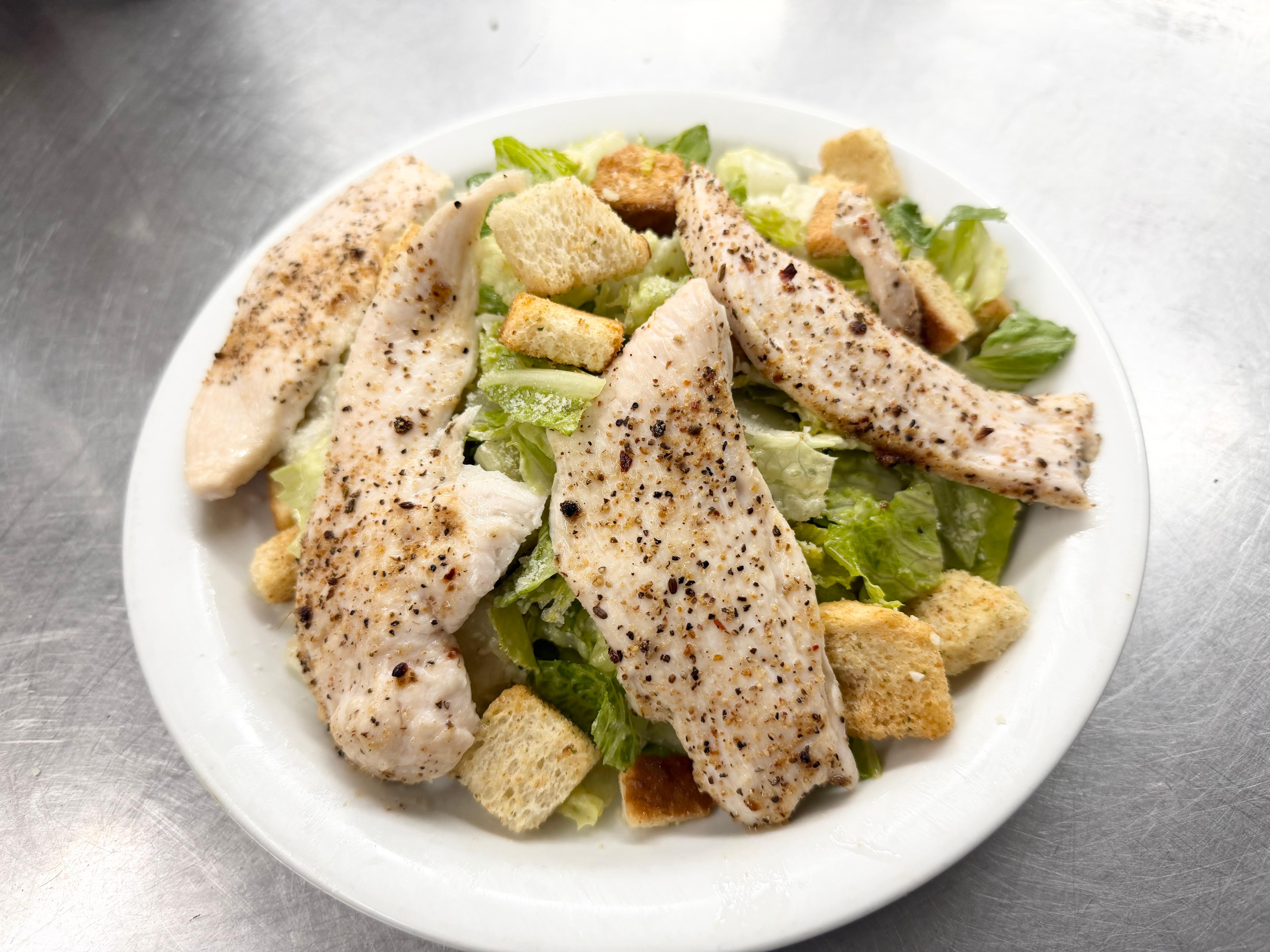 Battered Chicken Ceasar.