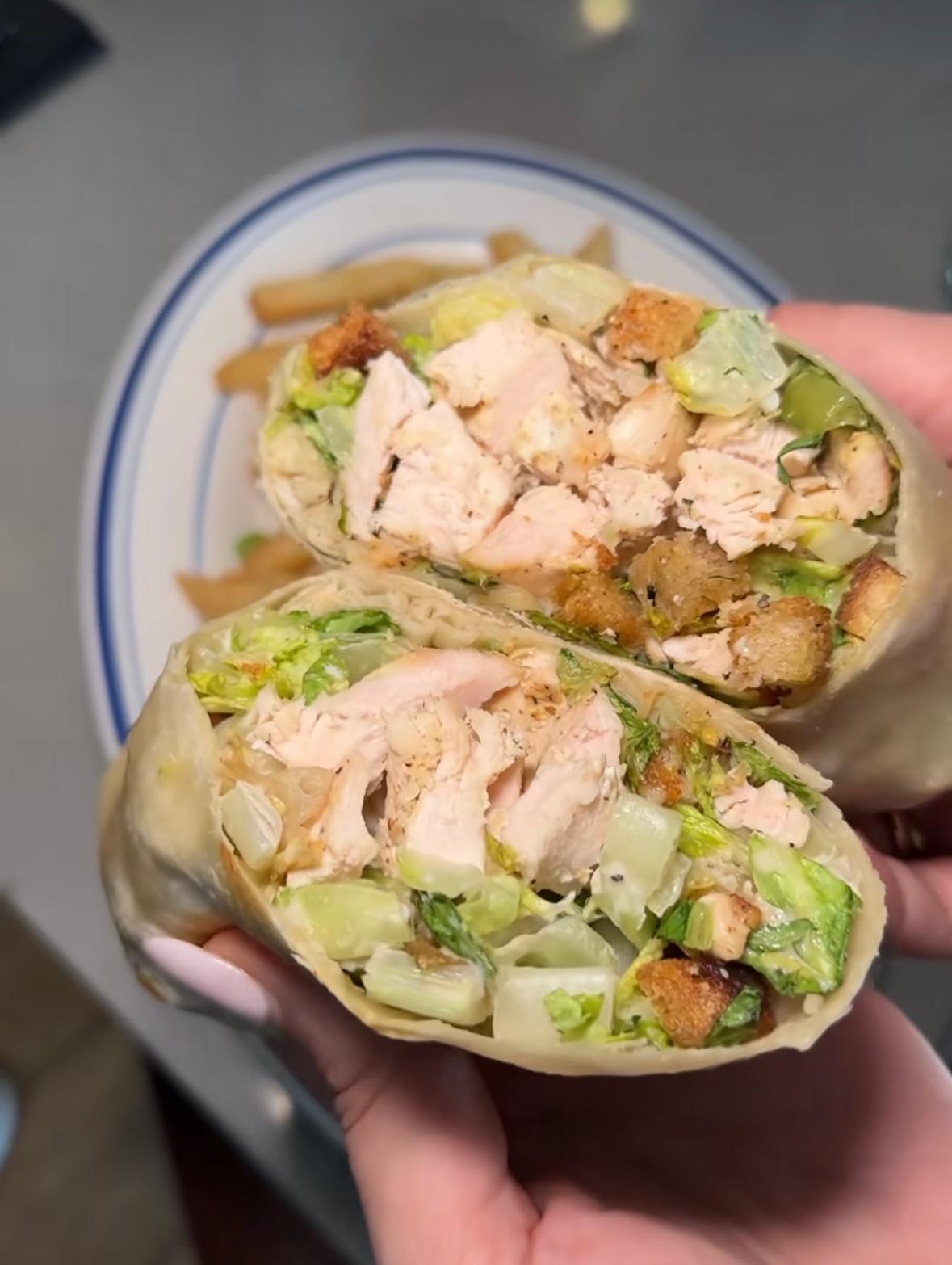 Chicken Caesar Wrap.