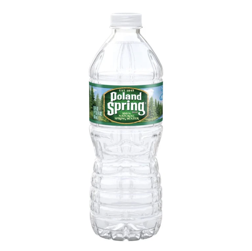 Still water Poland spring.