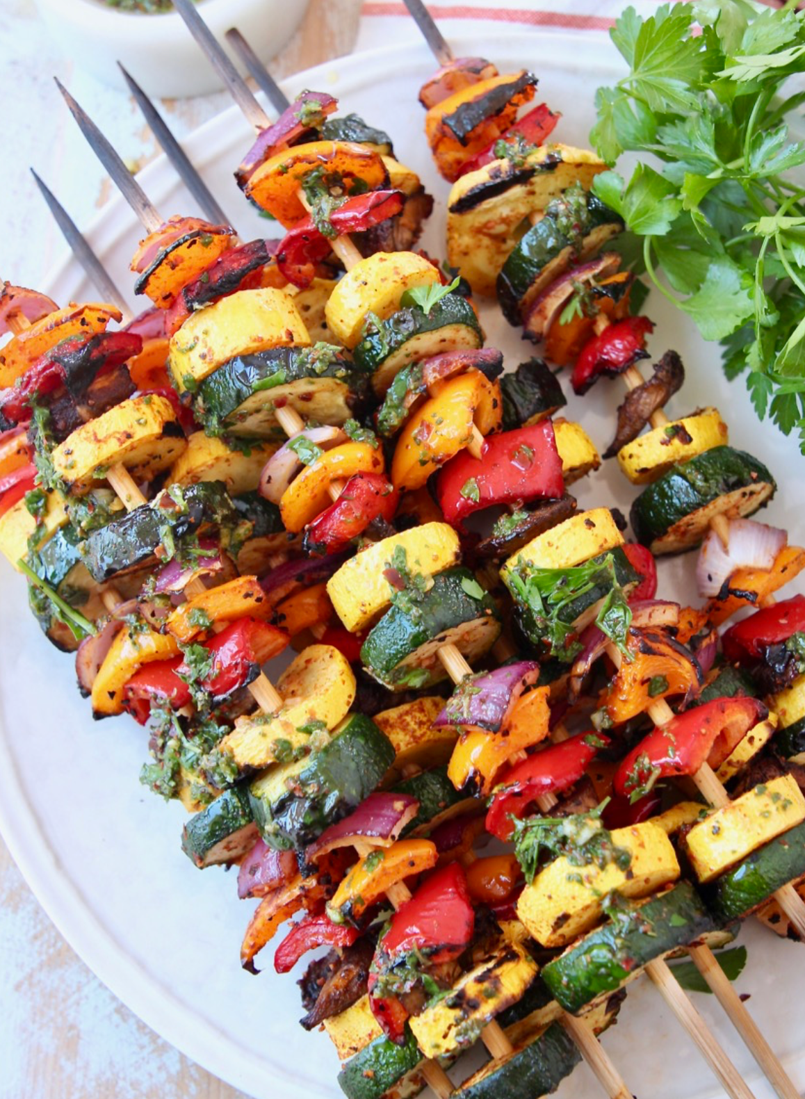 Mix Veggie Skewers (10 servings).