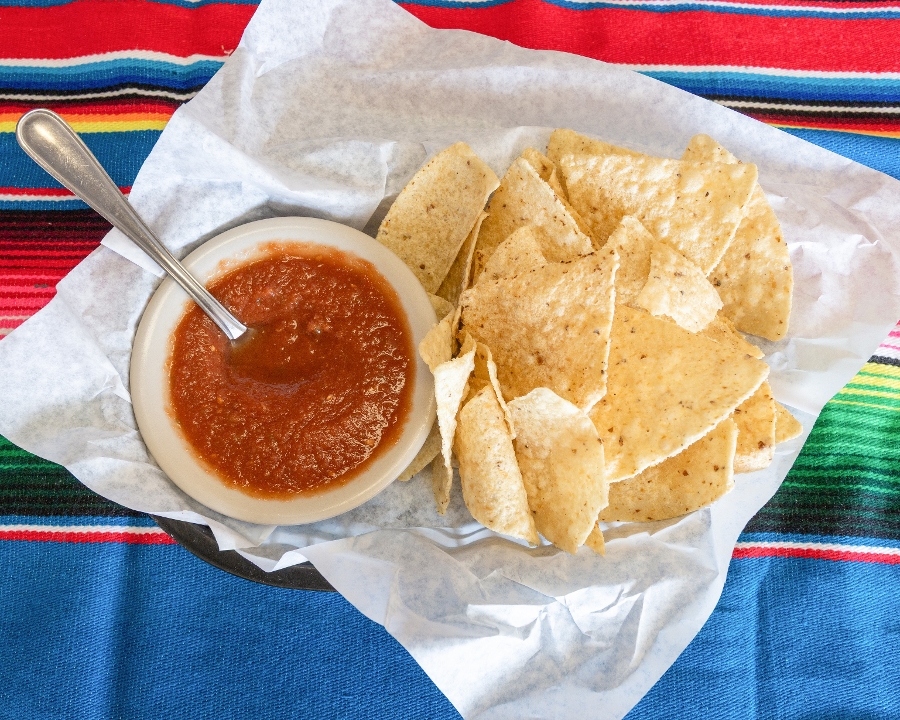 Tostadas And Salsa.