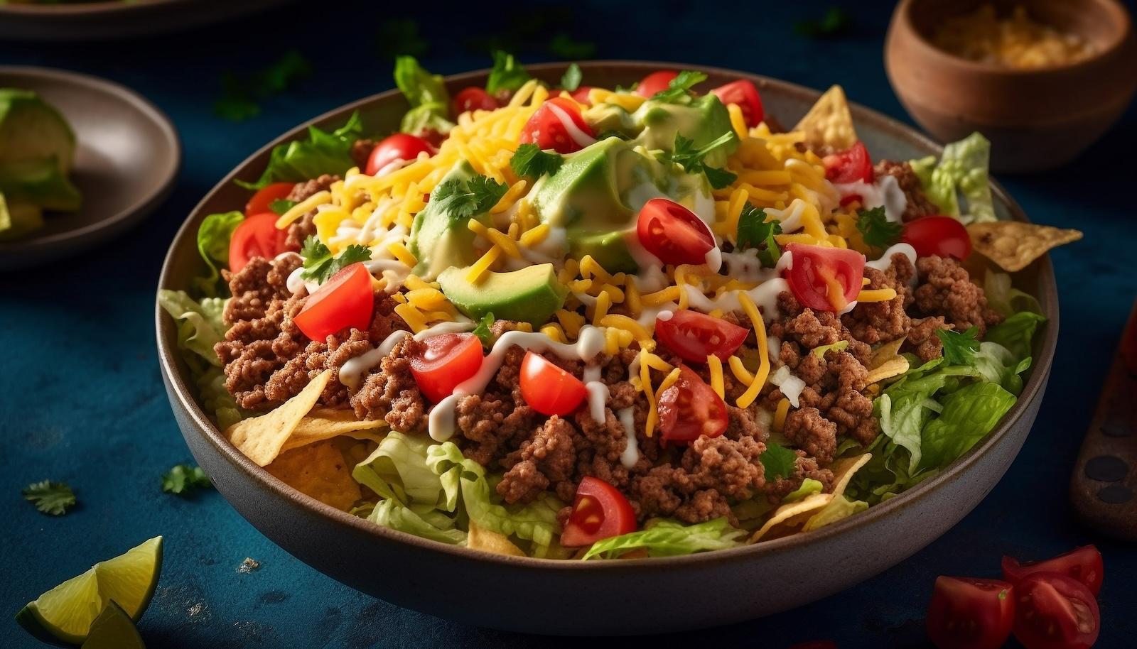 Grilled Taco Salad.