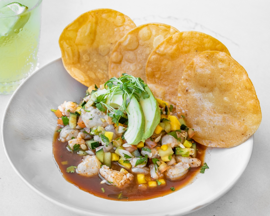 Shrimp Marinero Ceviche.