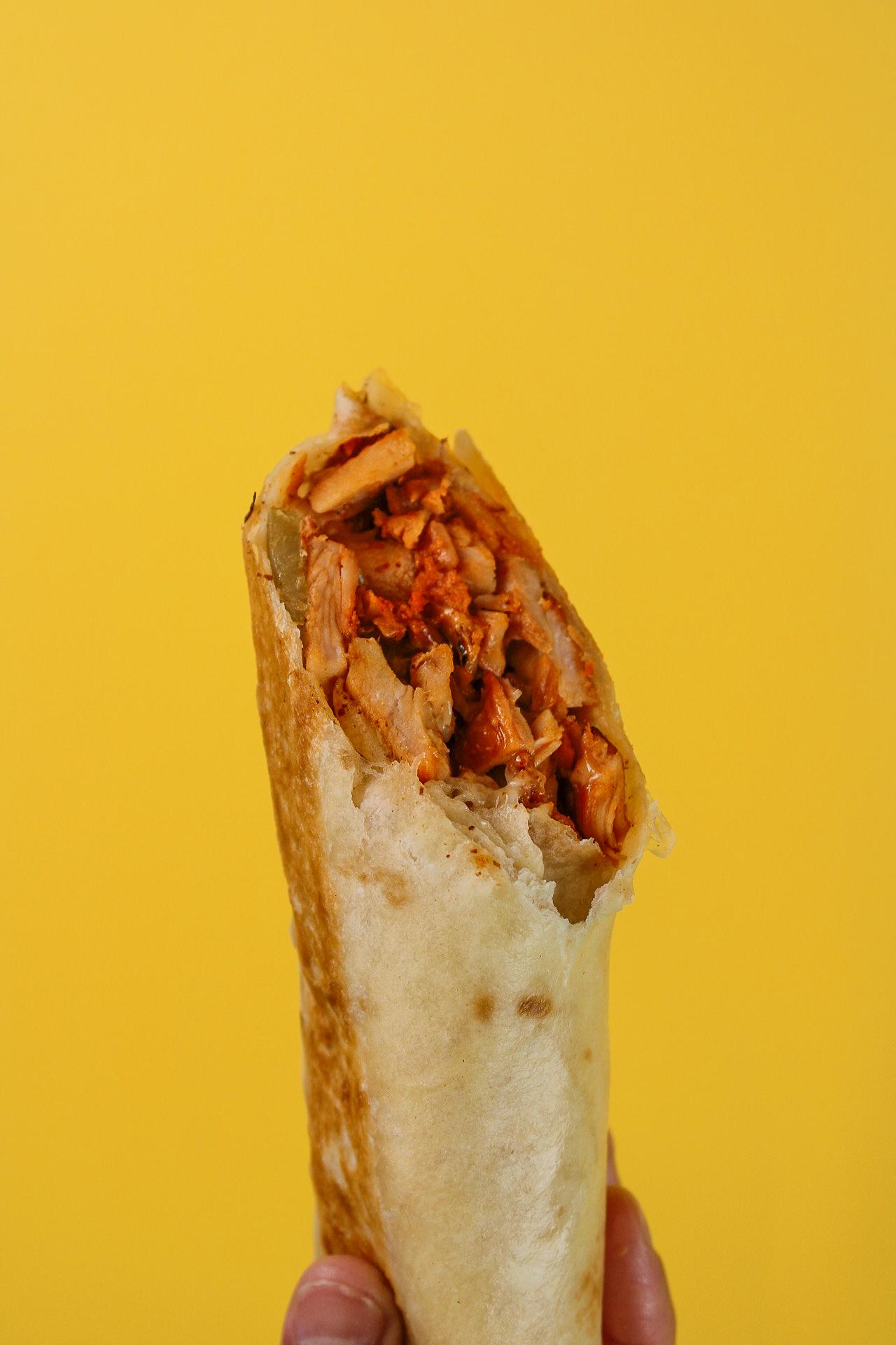 Chicken Shawarma Wrap.