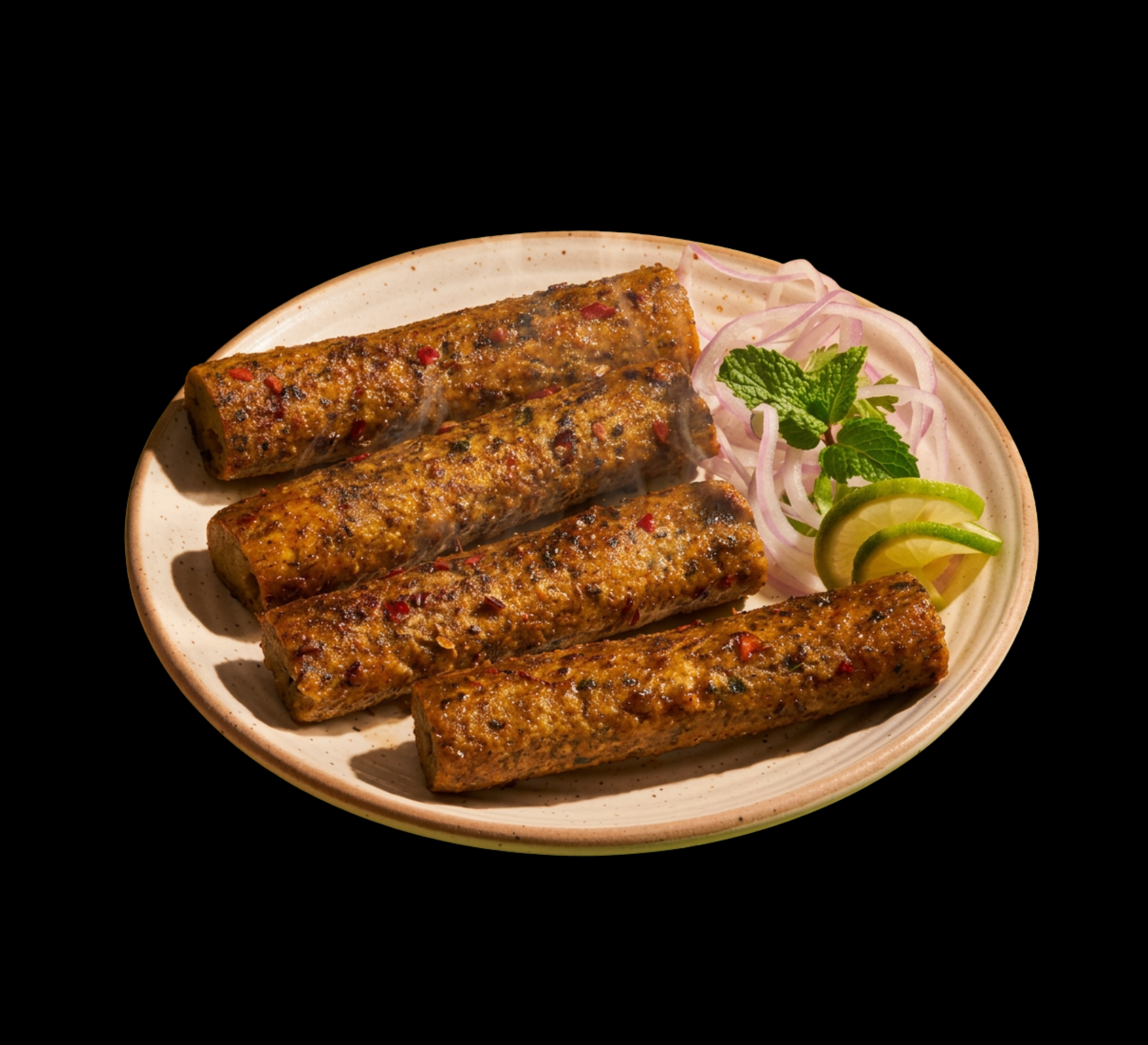 Goat Seekh Kabab (2pcs).