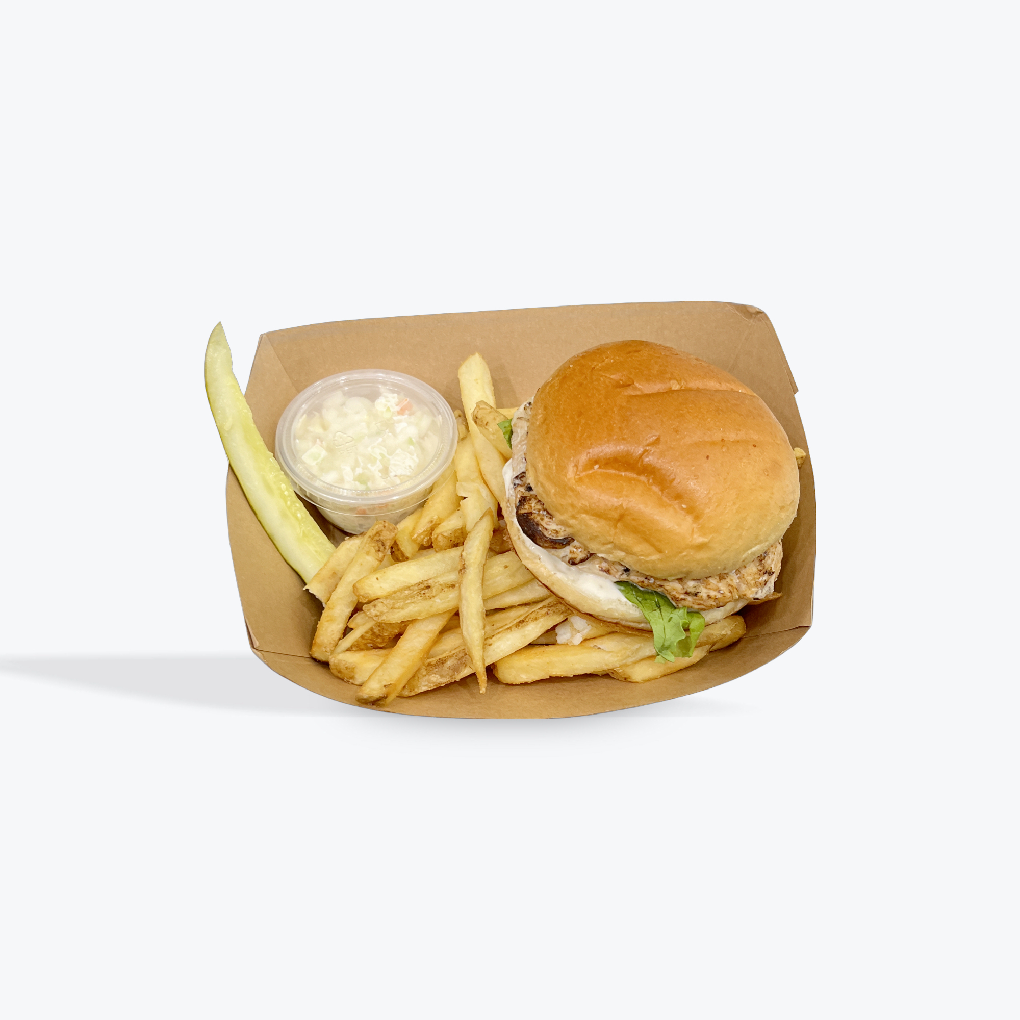 Crispy Chicken Sandwich Basket.