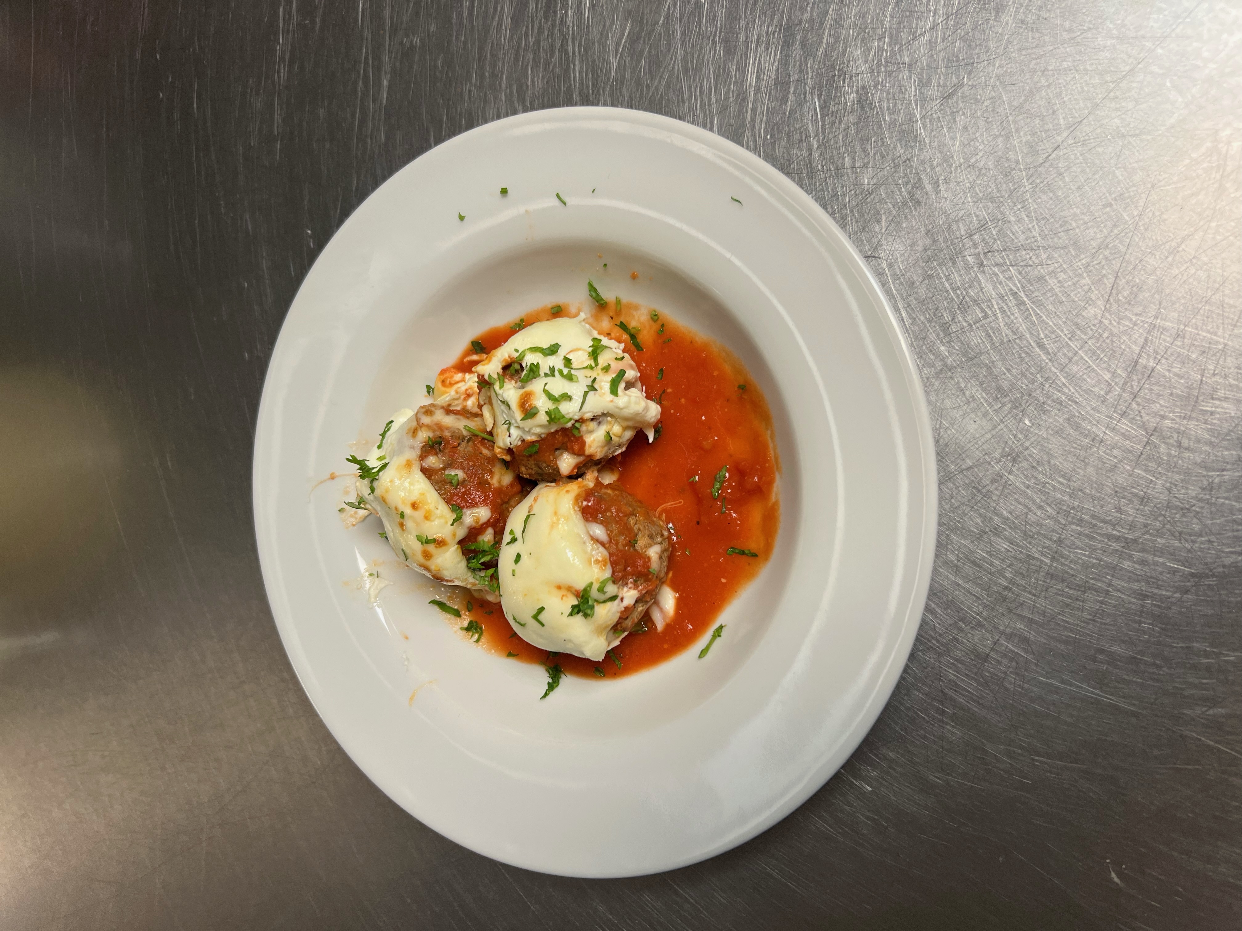 Meatball Side with Sauce.