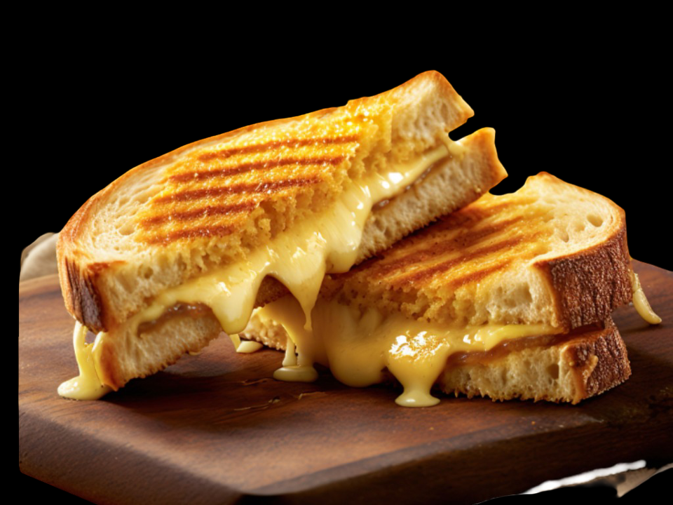 Grilled cheese (American Cheese).