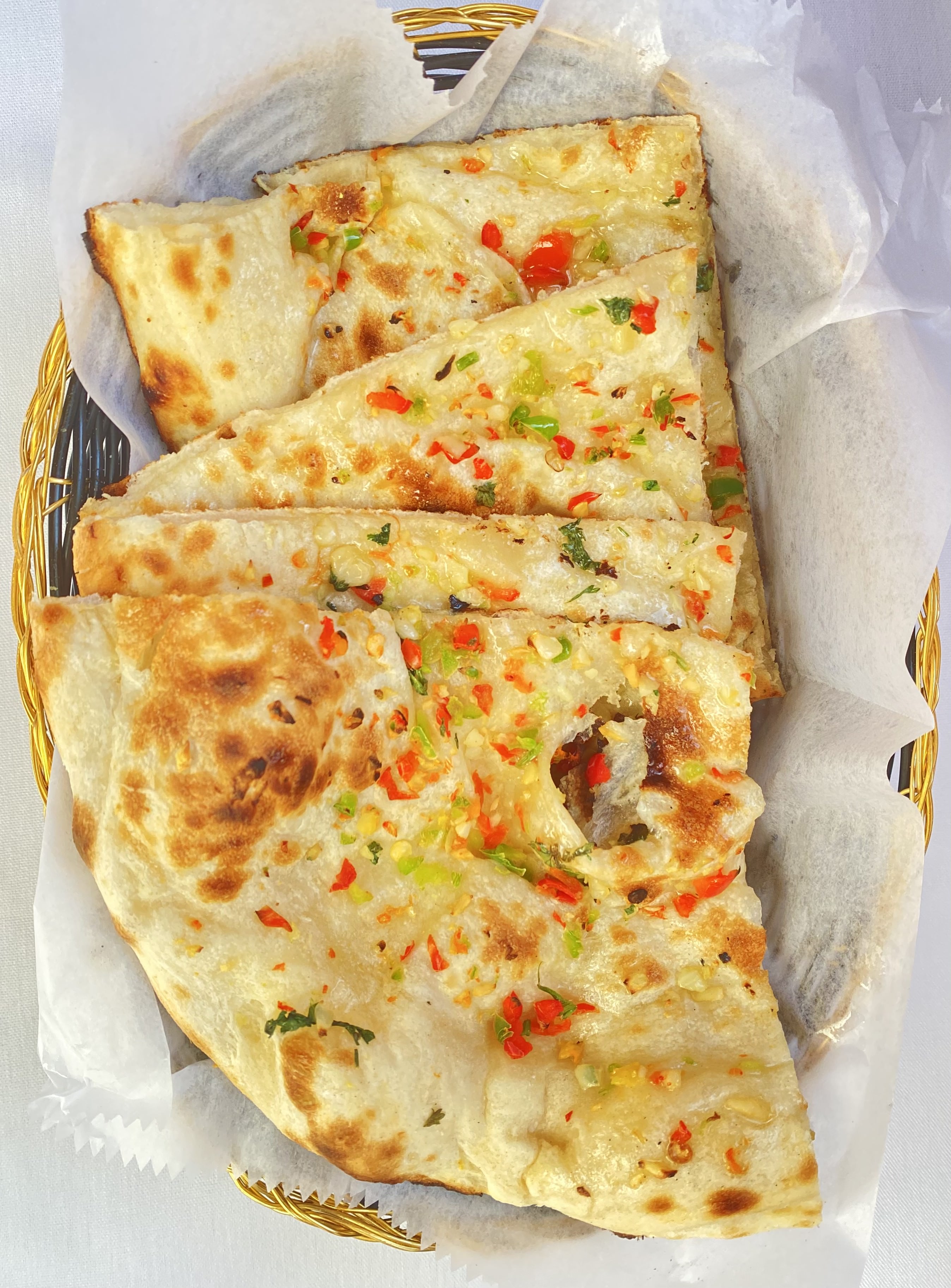 Chili Garlic Naan.