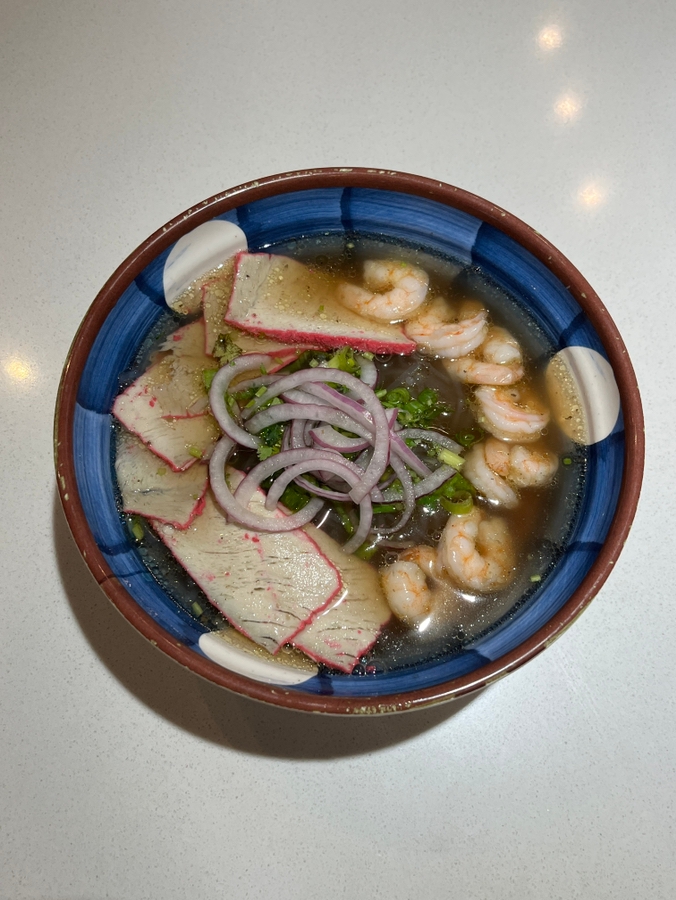207 Clear Noodle Shrimp & Pork.