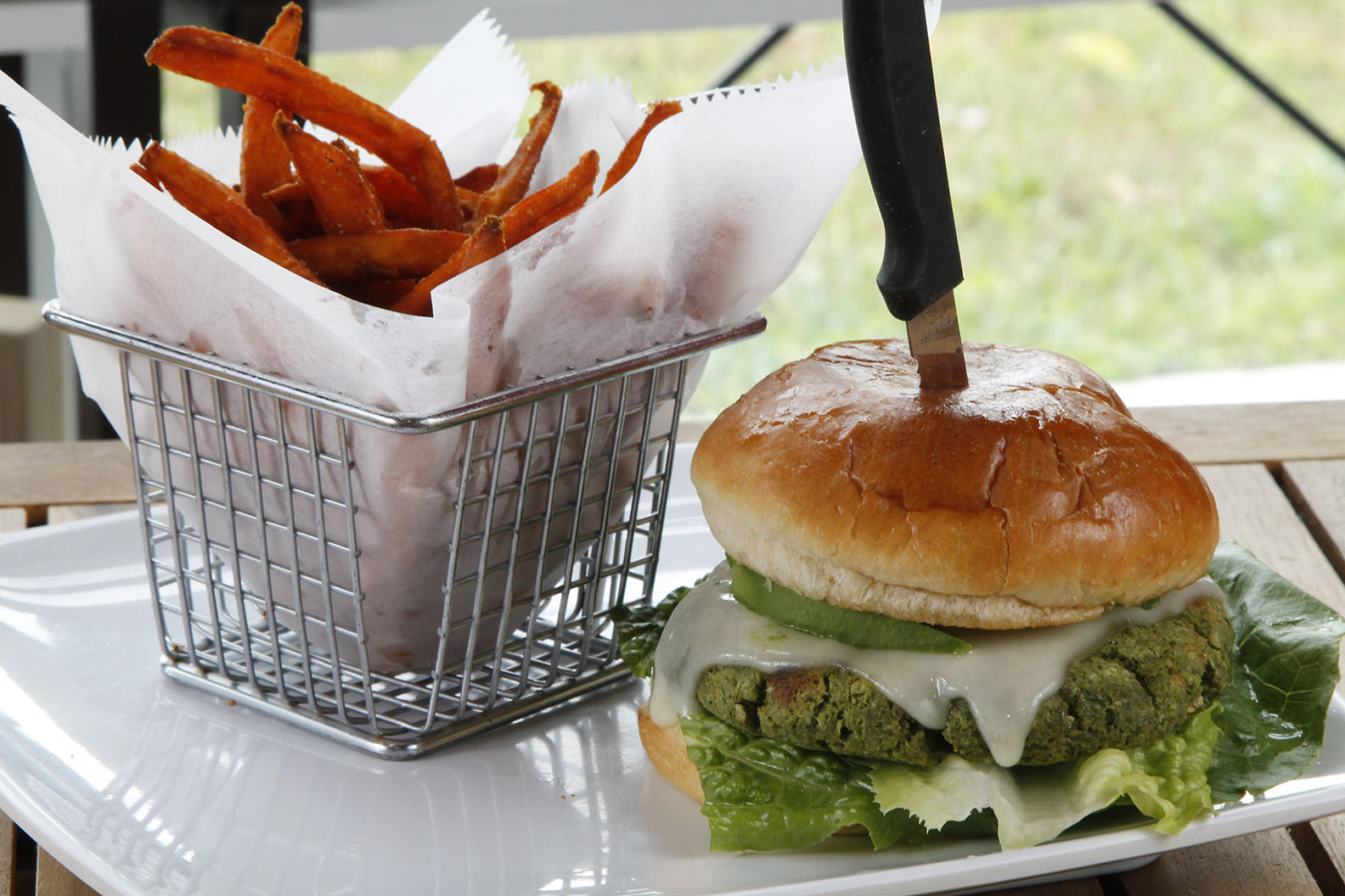 London burger (VEGETERIAN).