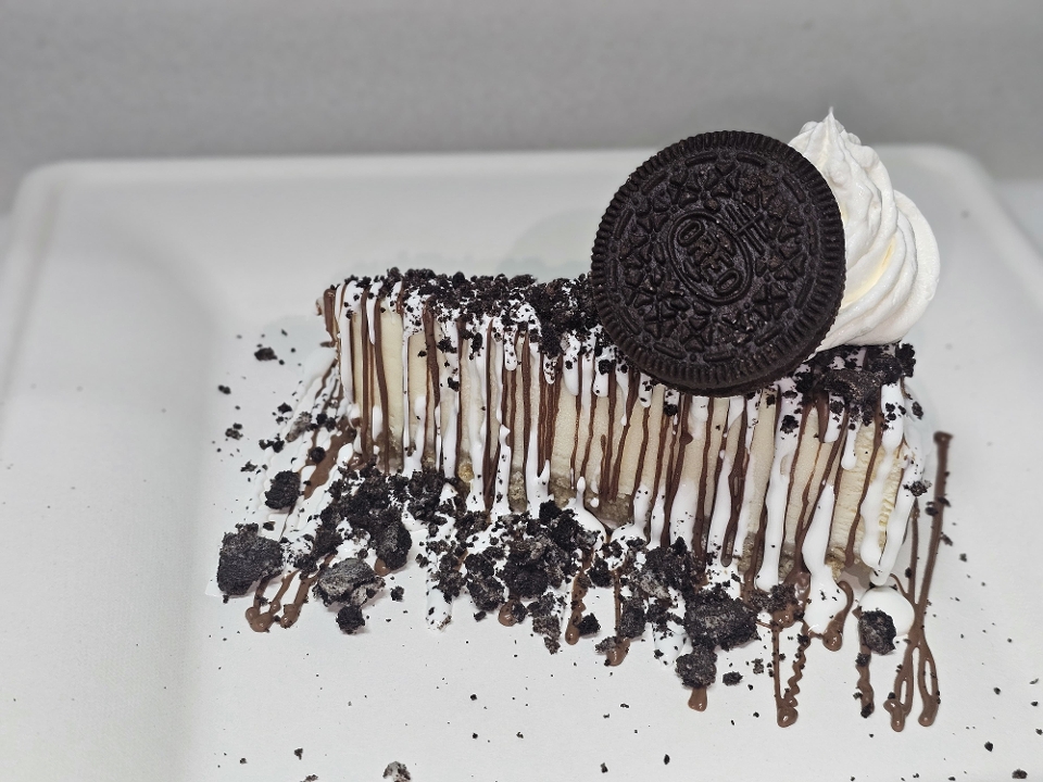 Oreo's Crumble Cheesecake.