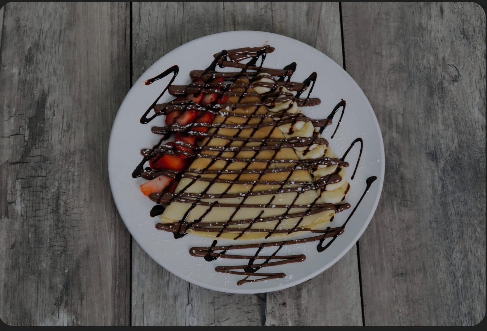 Vegan Belgian & Fruit Crepe.