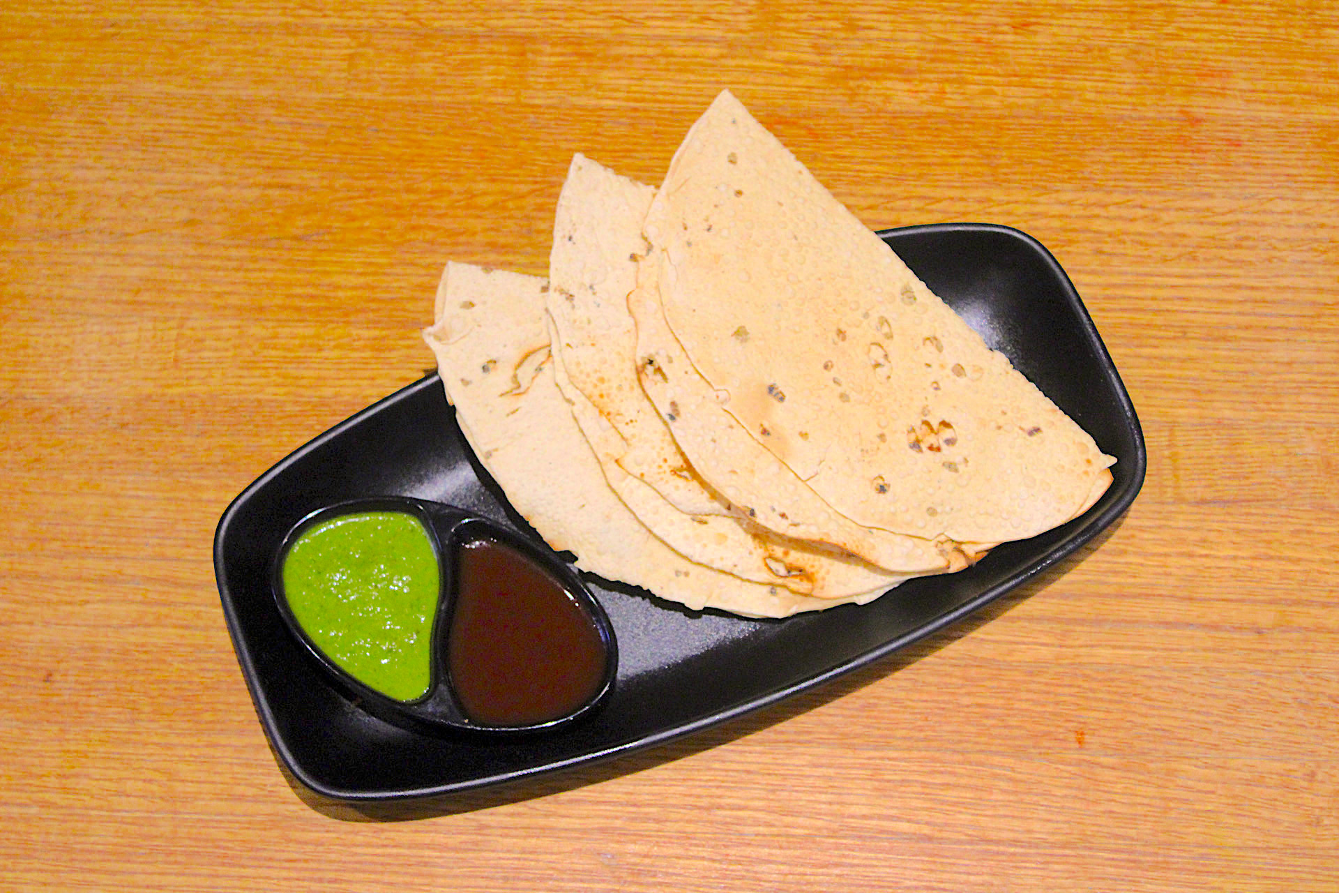 Papadum.