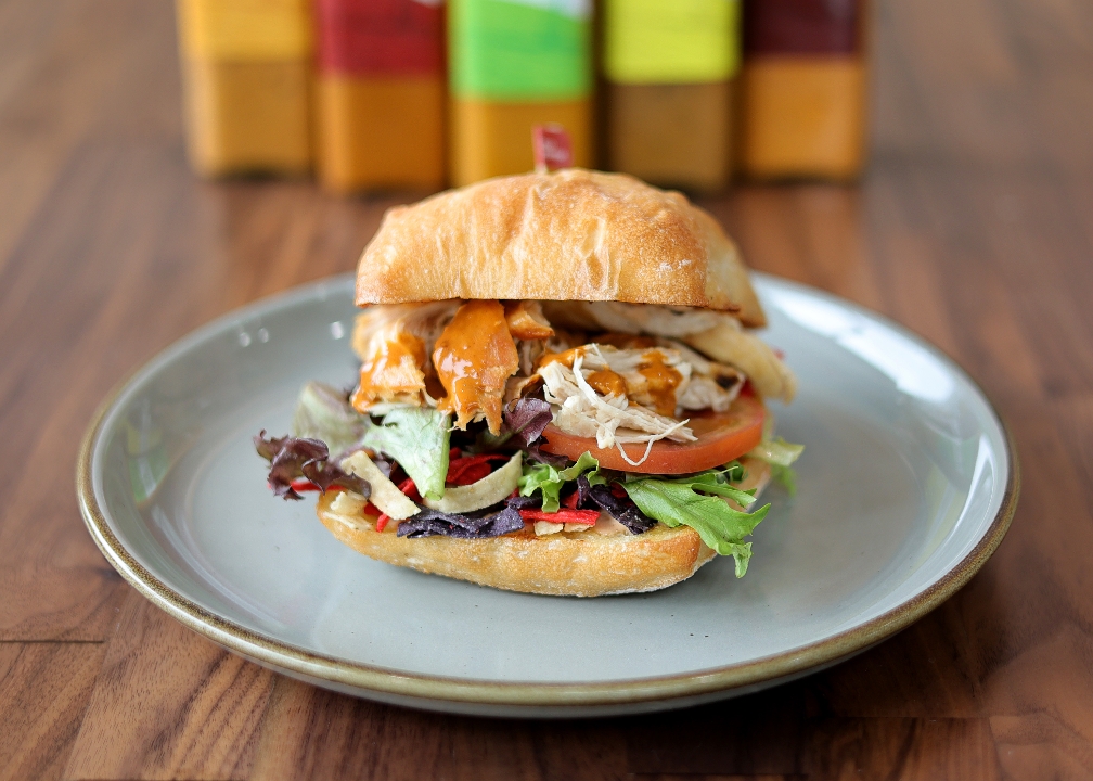 Chipotle Crunch Chicken Sandwich Platter.