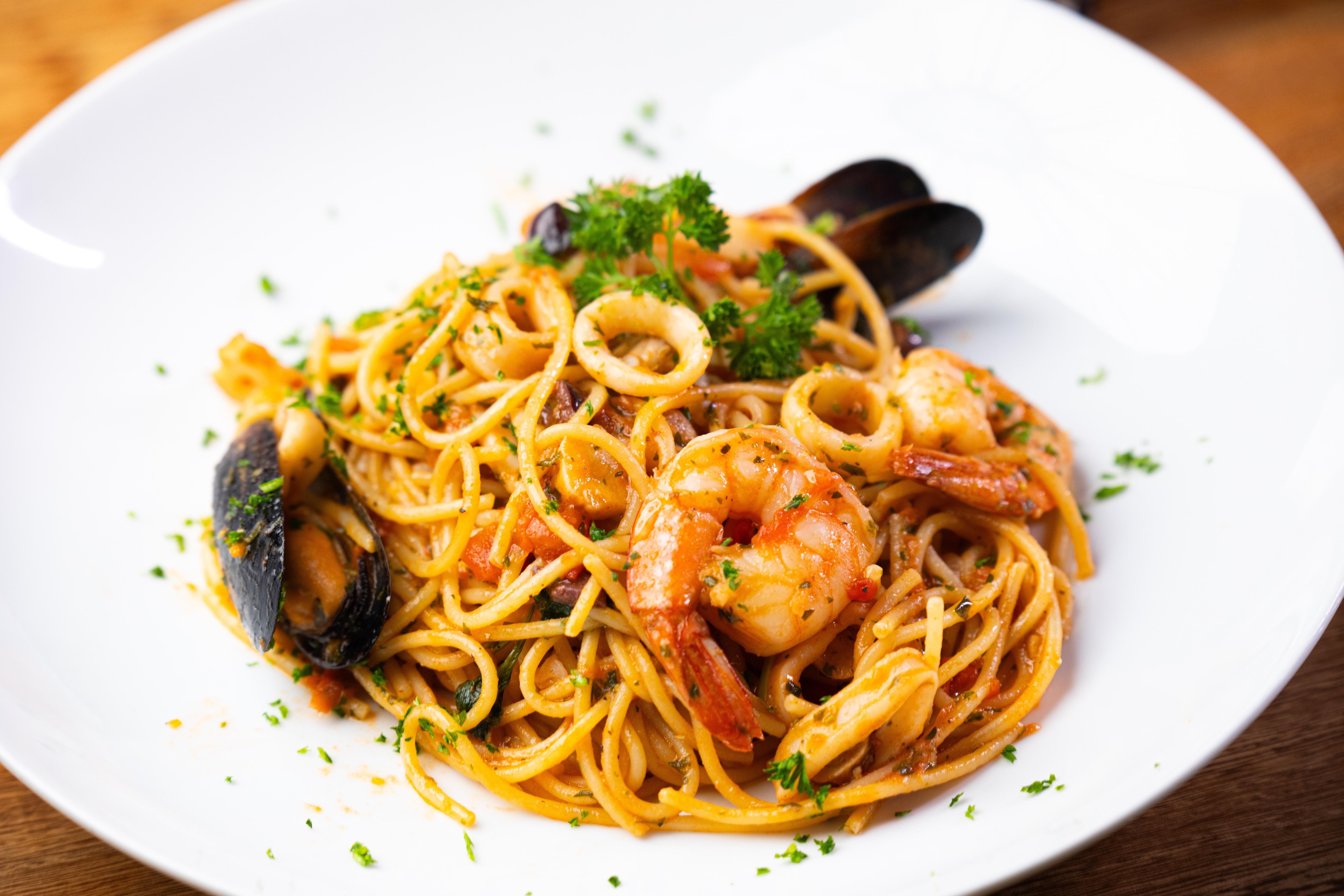 Spaghetti Misto Mare.
