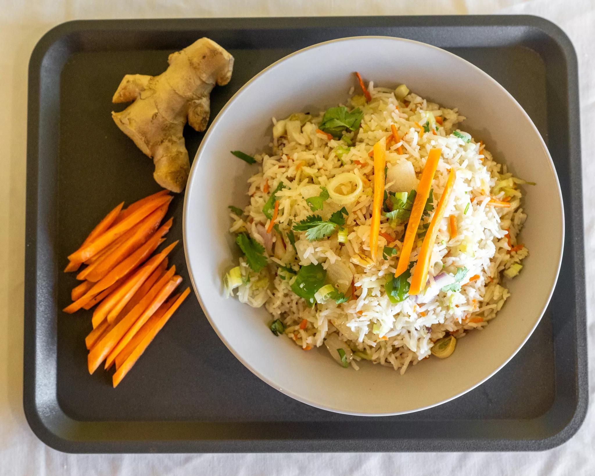 Veggie Fried Rice.
