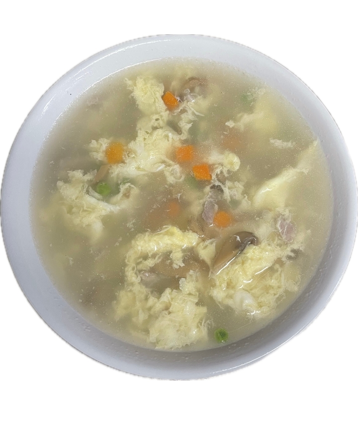 蛋花湯 13.Egg Flower Soup.