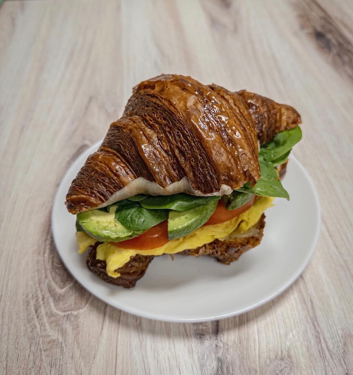 Breakfast Croissant.