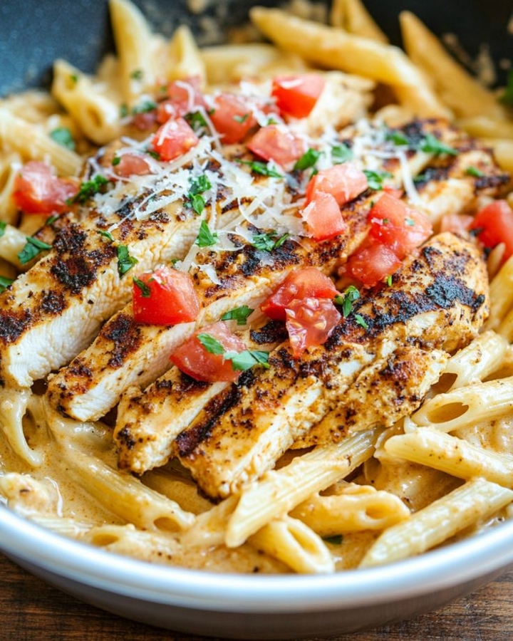 Cajun Chicken Pasta.