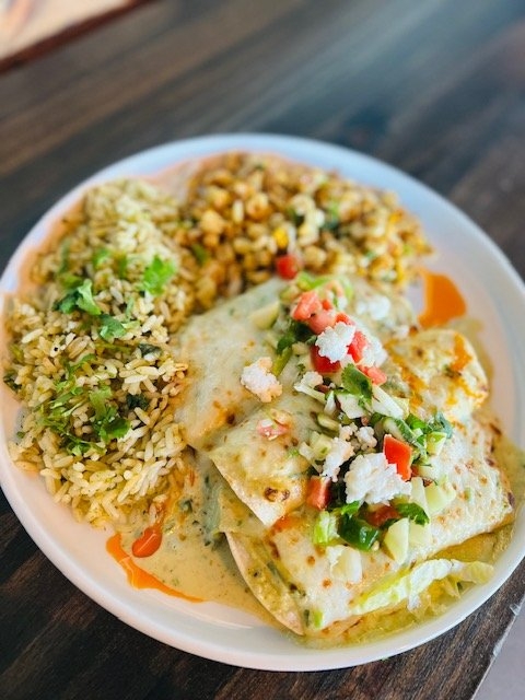 Enchiladas Blancas.