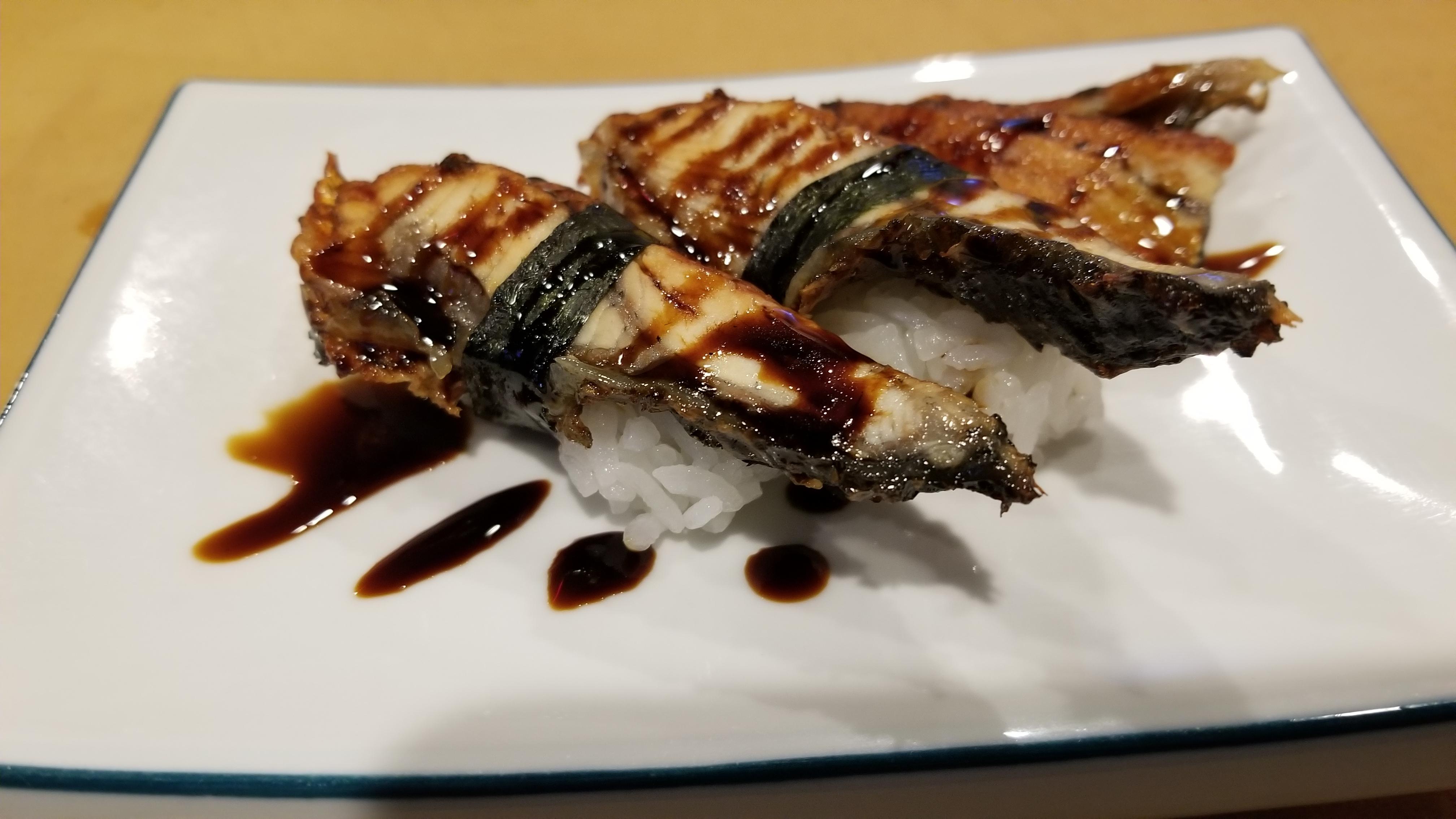Fresh Water Eel/ Unagi Sushi (2pcs).