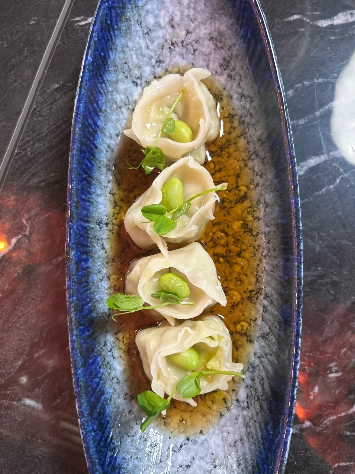 Edamame Dumplings.