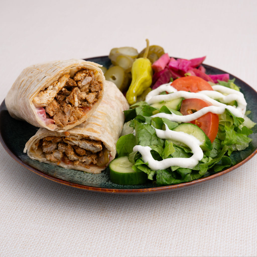 Chicken Shawarma Wrap.