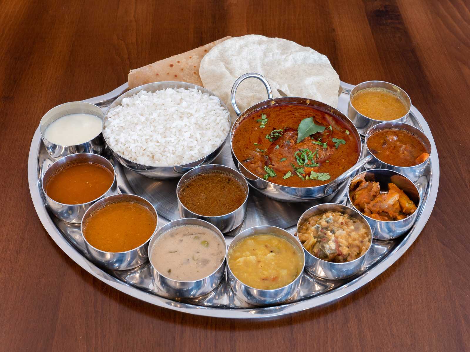 *Anjappar Fish Thali.