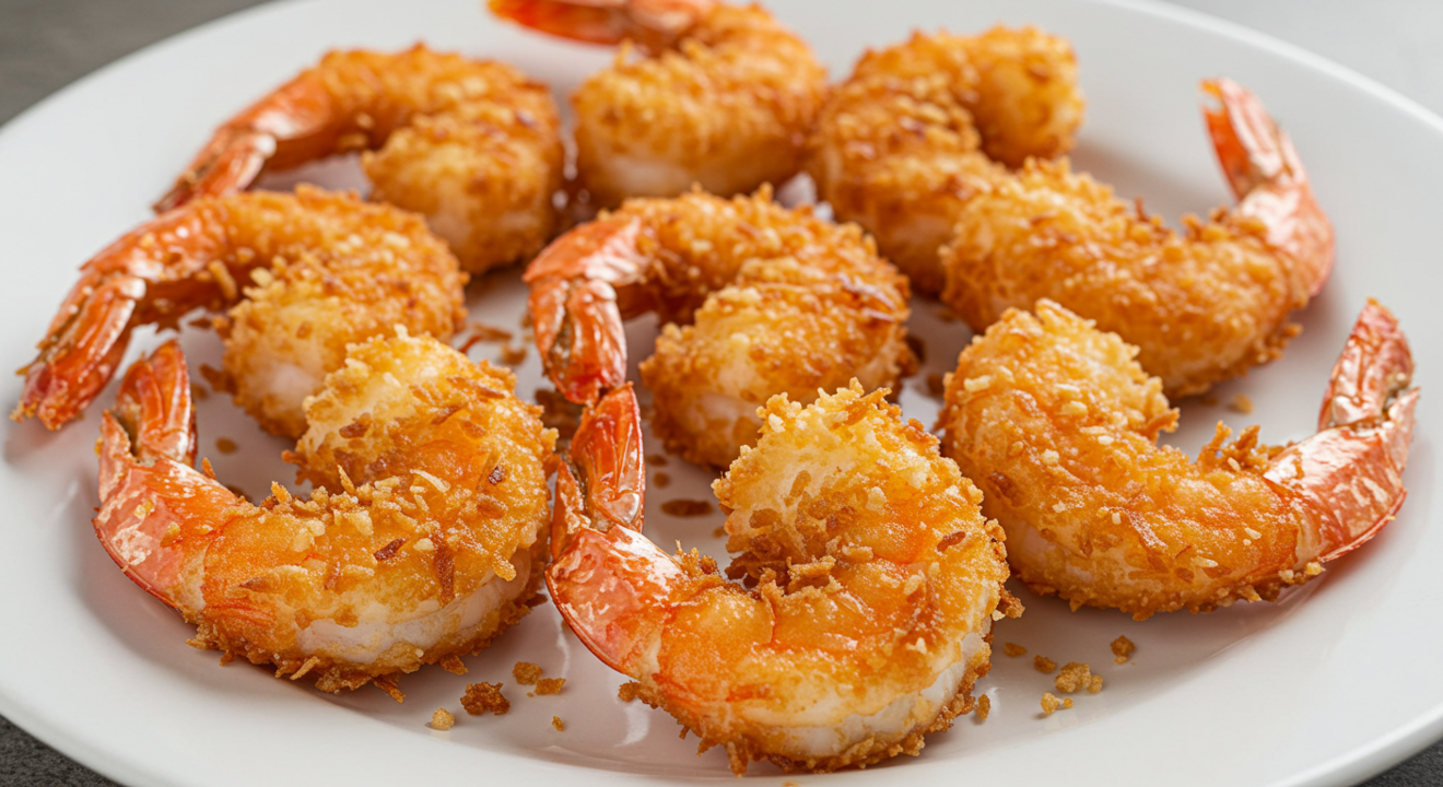 Coconut Garlic Shrimp.