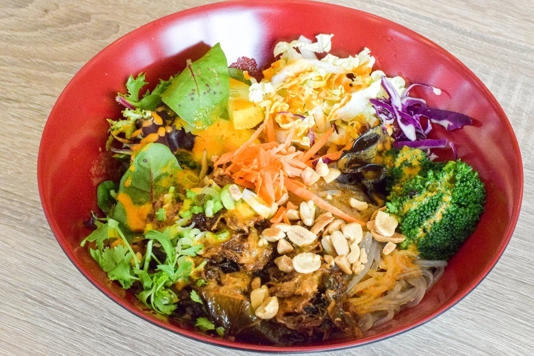 Nuoc Cham Sweet Potato Noodle Bowl.