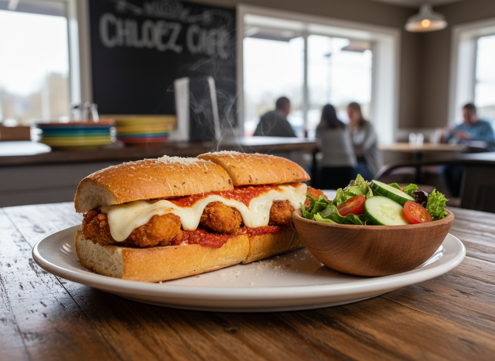 Chicken Parmesan Sandwich.