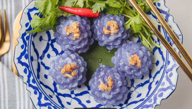 Thai Flower Dumpling.