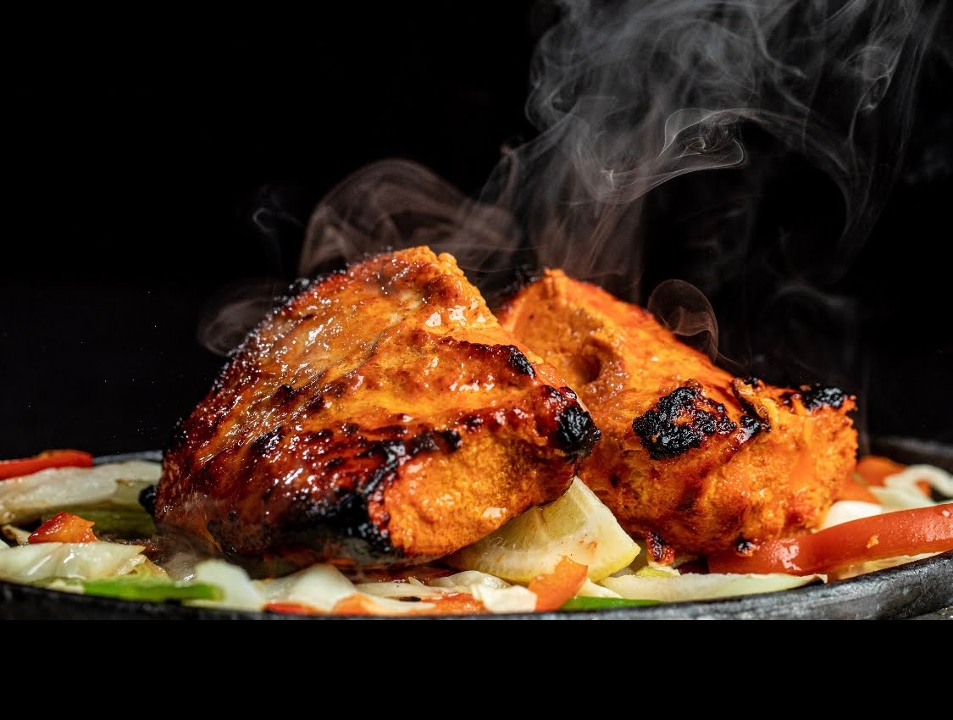 Tandoori Salmon.