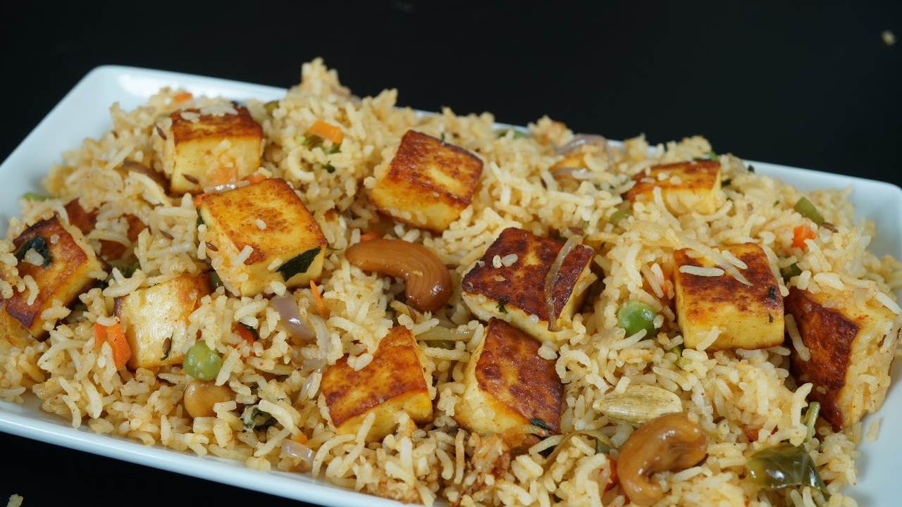 Kaju Paneer Pulao.