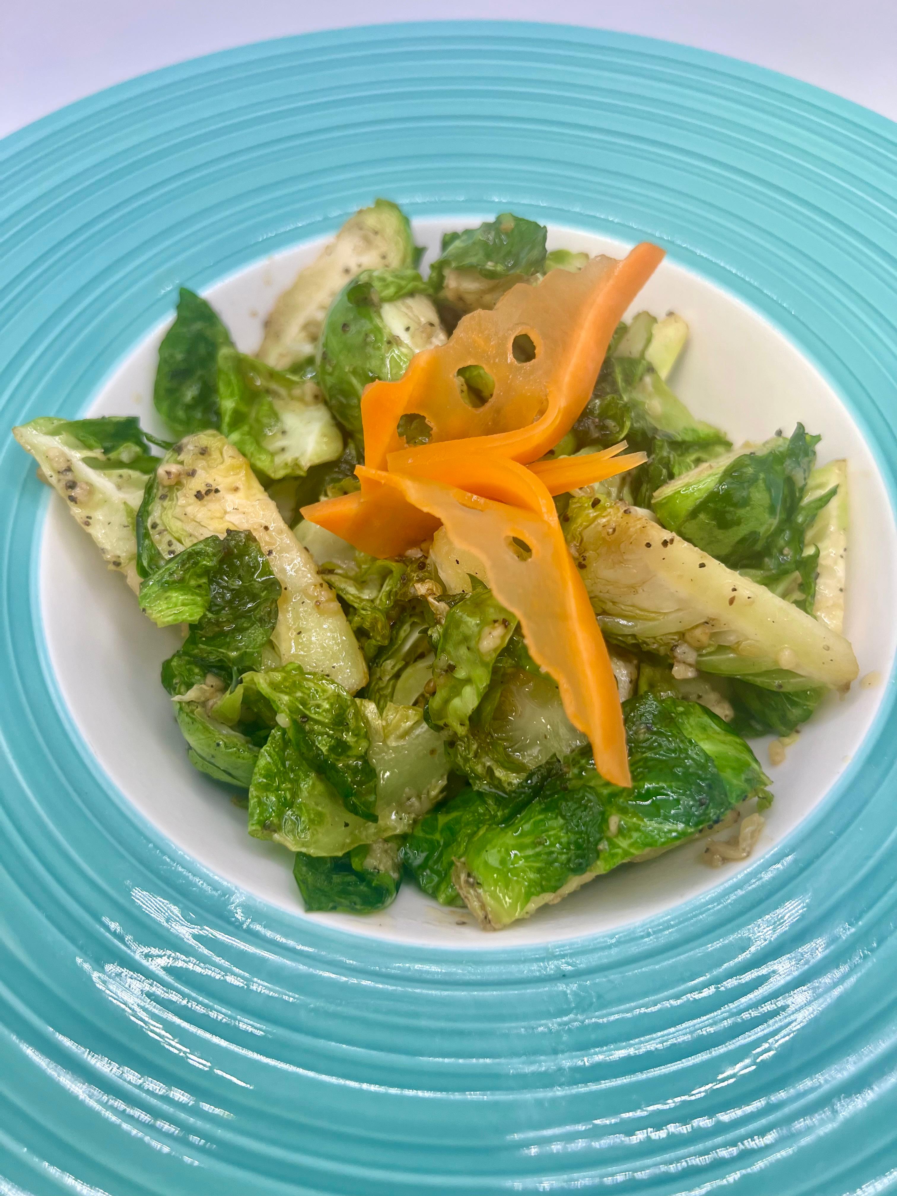 Smoked Brussels Sprouts.