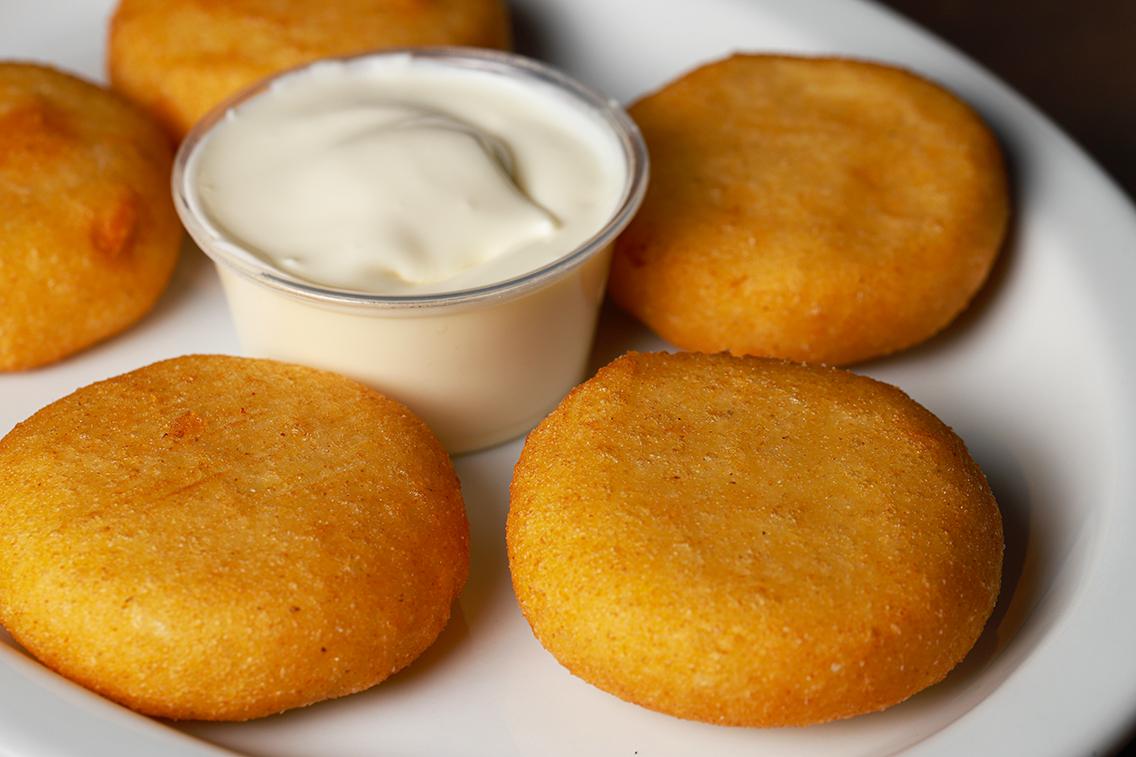 Arepitas de la Casa con Nata.