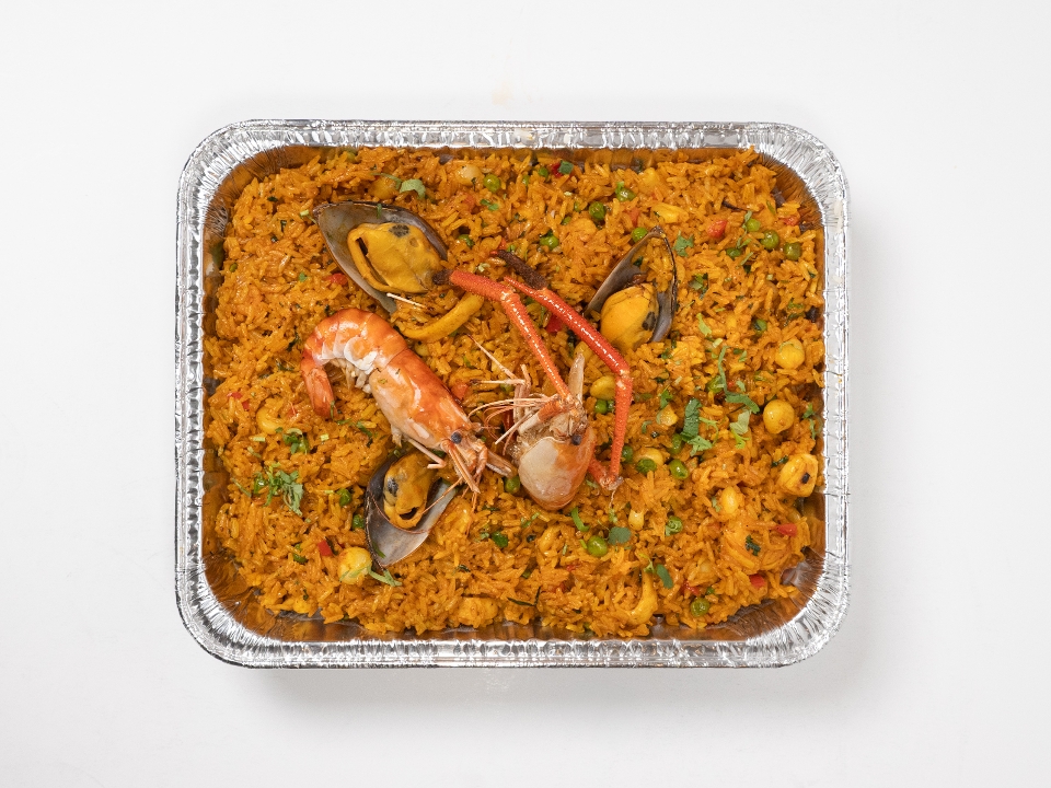 Arroz Con Mariscos (Catering).
