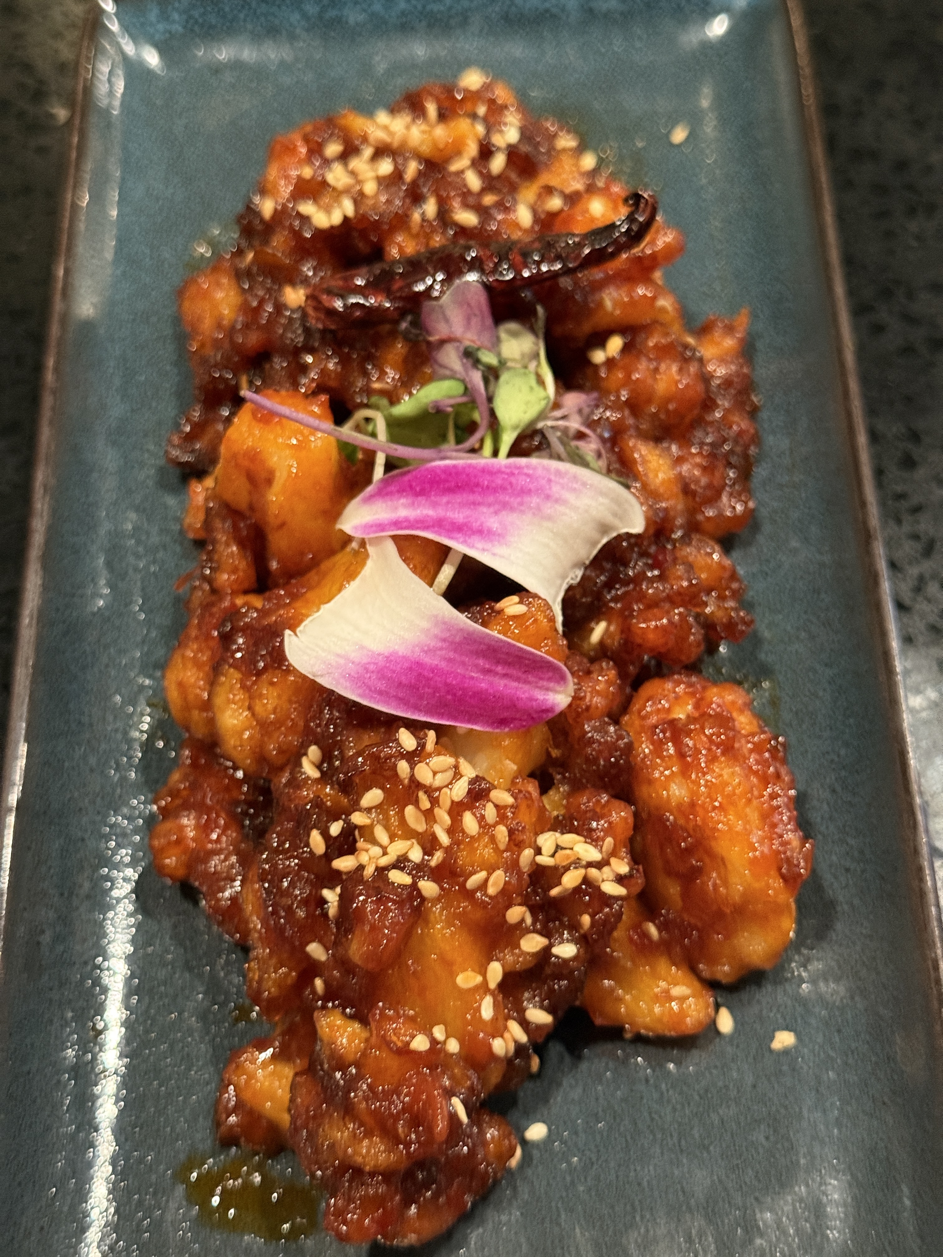 Sweet and Zingy Gobi Bites.