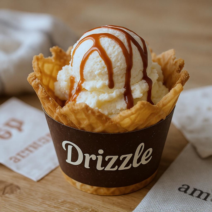 Gelato Waffle Bowl.
