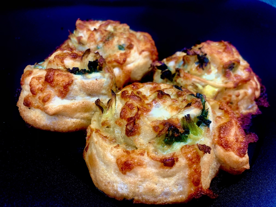 Spinach Artichoke Pinwheels.