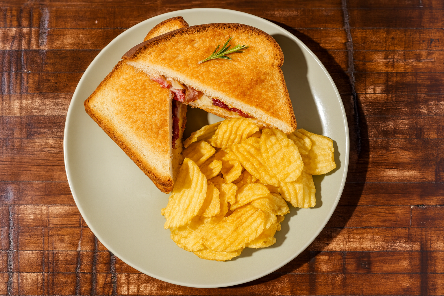 Turkey & Bacon Sandwich.