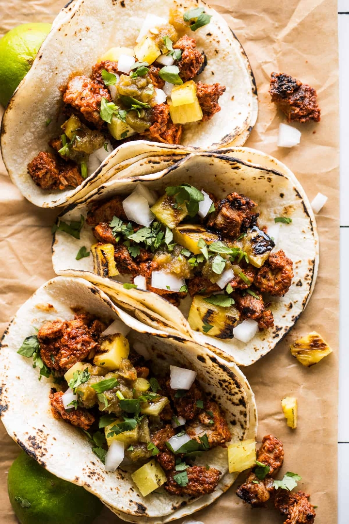 BEEF TACOS AL-PASTOR (2pc).