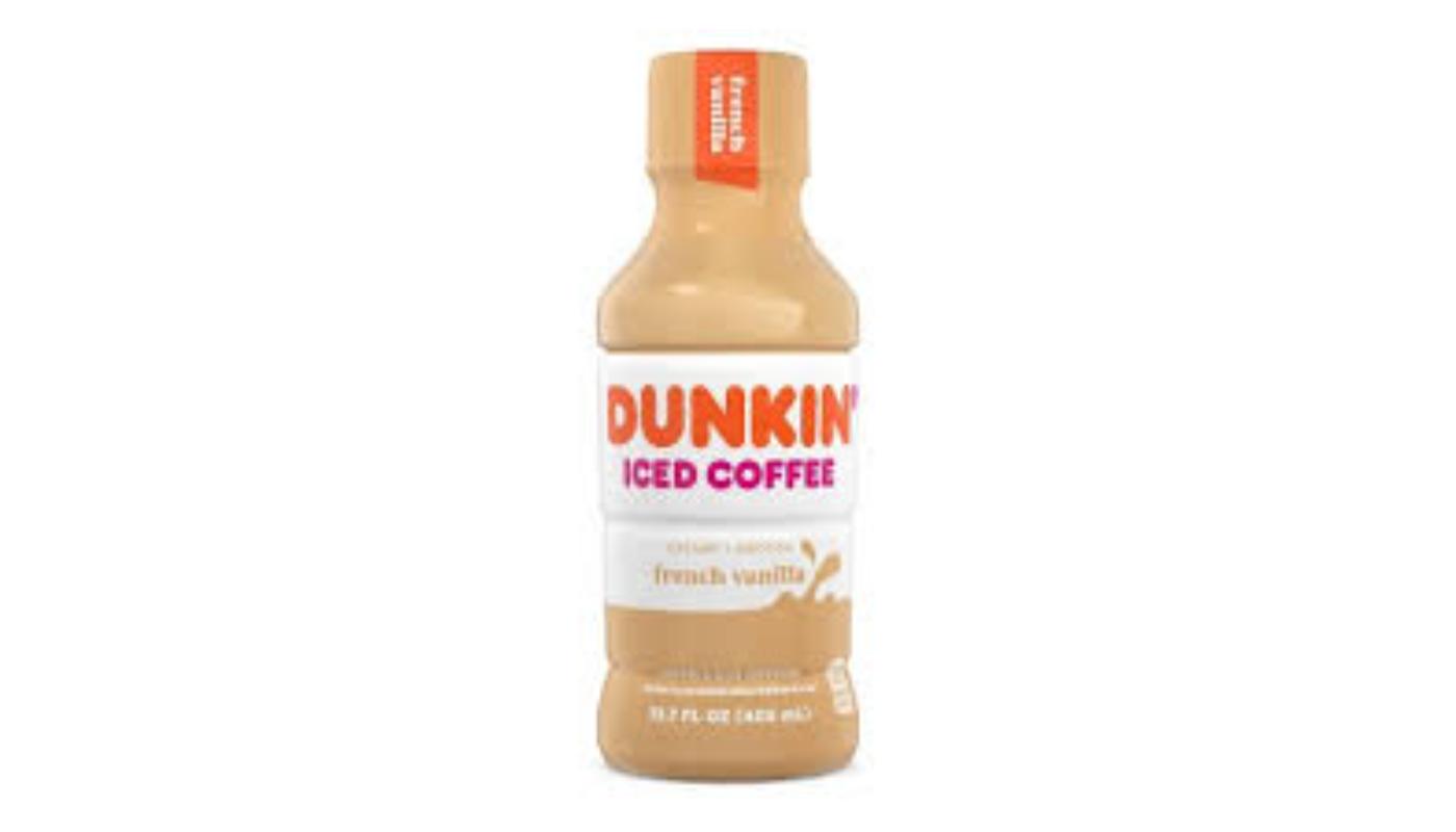 Dunkin Ice Coffee French Vanilla.