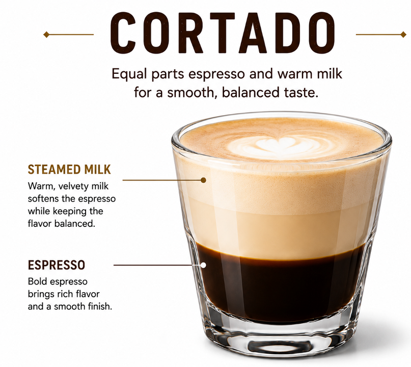 Cortado.