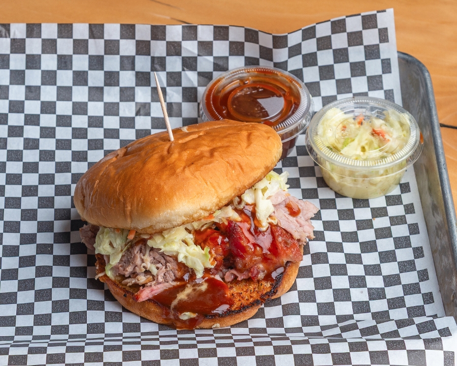 Pulled Pork Sandwich.