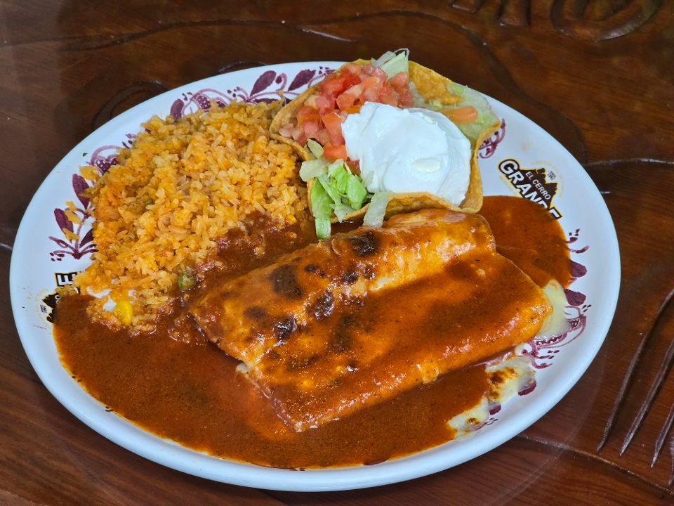 Lunch Enchilada Suprema.